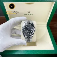 Đồng Hồ Rolex Datejust Steel Grey Dial 126334
