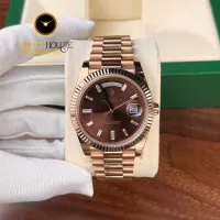 Đồng hồ Rolex Day Date Chocolate Dial Everose Gold 228235